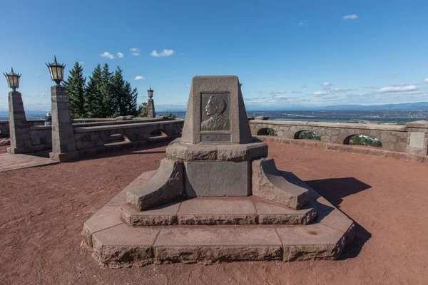 Monumento Santa Cruz Del Valle Sagrado San Jorge Ciudad Israel — Foto de Stock