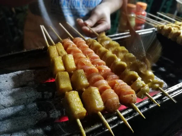 Vista Cerca Delicioso Plato Asiático — Foto de Stock