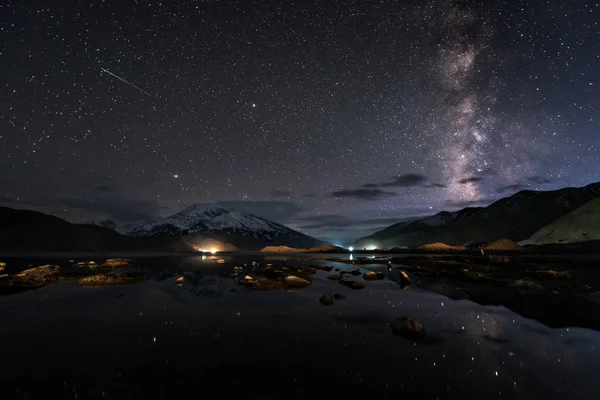 Hermoso Cielo Estrellado Noche — Foto de Stock