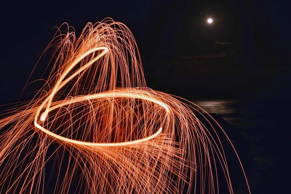 Fondo Abstracto Fuegos Artificiales — Foto de Stock