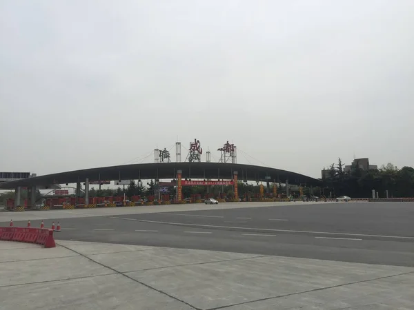 Vista Ciudad Del Aeropuerto Por Mañana — Foto de Stock