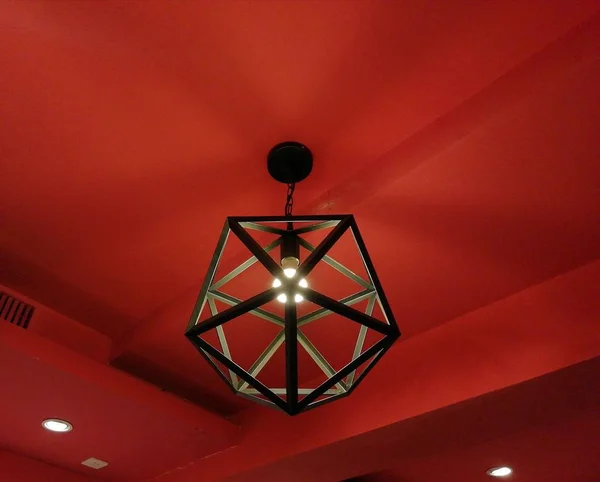 lamp on the ceiling