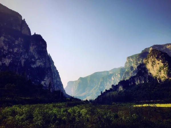 stock image beautiful landscape of the mountains in the carpathian mountain