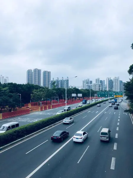 Tráfico Ciudad — Foto de Stock