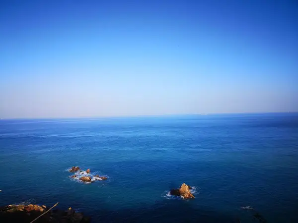 Vista Mar Mediterráneo Verano — Foto de Stock