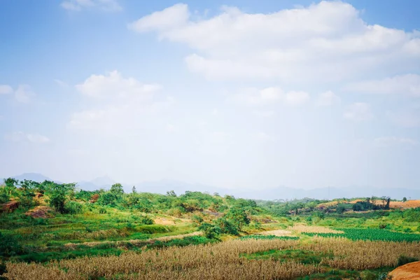 Hermoso Paisaje Del Valle Ciudad Tailandia — Foto de Stock