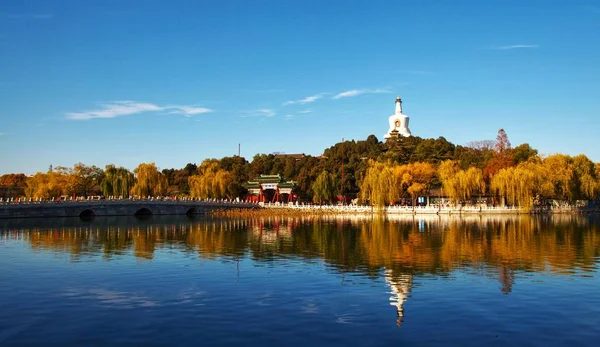 stock image the city of the park in the summer