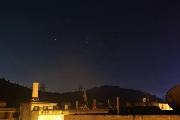 Vista Nocturna Ciudad India Del Norte — Foto de Stock