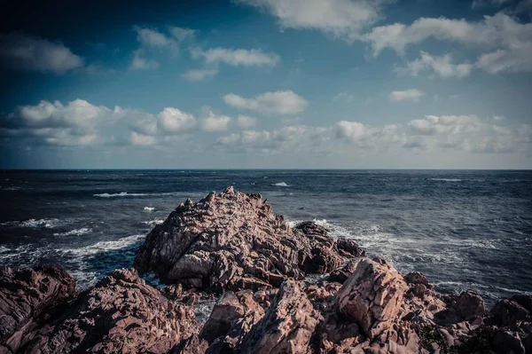 Hermoso Paisaje Marino Con Rocas Mar — Foto de Stock