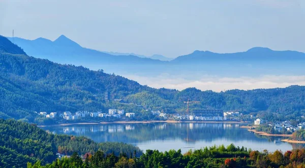 Hermoso Paisaje Lago Norway — Foto de Stock