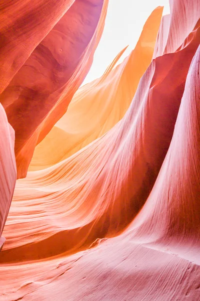 Antelope Canyon Mountains Red Rock Formations Desert — 스톡 사진
