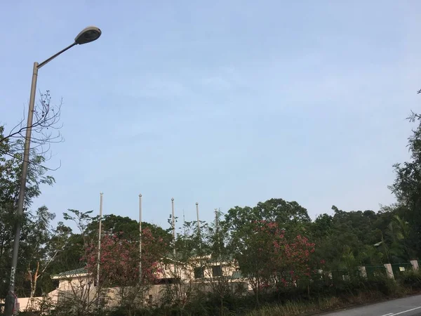 Una Vista Una Ciudad Del Casco Antiguo — Foto de Stock