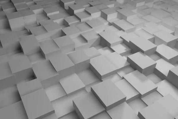 3D rendering, minimalist style gray cubes background