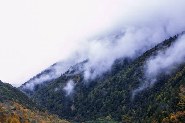 Vista Panorâmica Paisagem Nas Montanhas — Fotografia de Stock