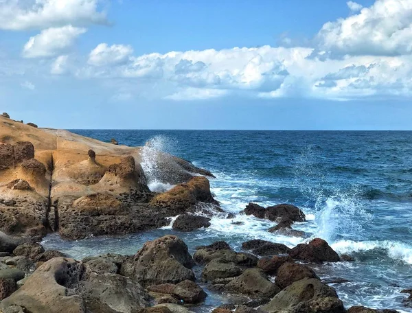 Costa Rocosa Mar Mediterráneo — Foto de Stock