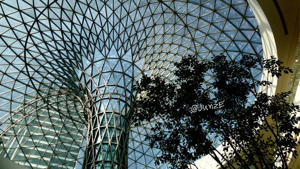 modern building in paris, france