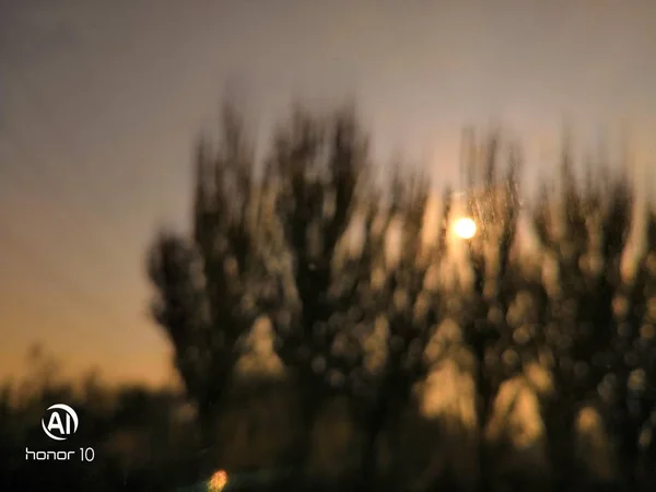 Vista Del Hermoso Paisaje Atardecer — Foto de Stock