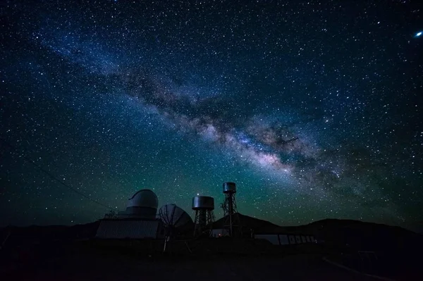 Lattea Galassia Nel Cielo Notturno Stras — Foto Stock