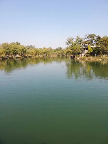 Paisaje Lago Parque — Foto de Stock