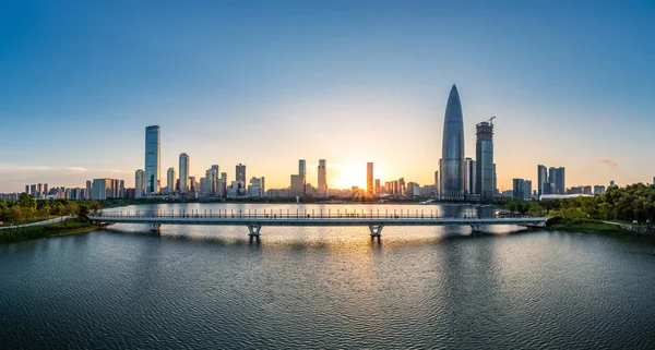 Shenzhen Houhai Financial District City Skyline