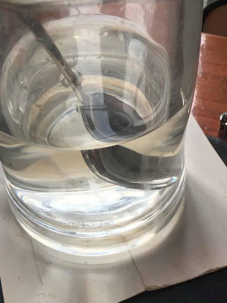 Glass Of Water On The Table Cup Isolated Stock Photo Glass Of Water On The Table Cup Isolated Stock Photo