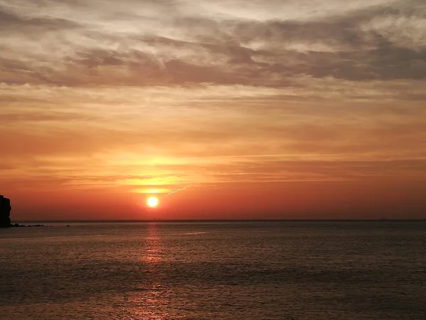 Закат Над Морем Фото