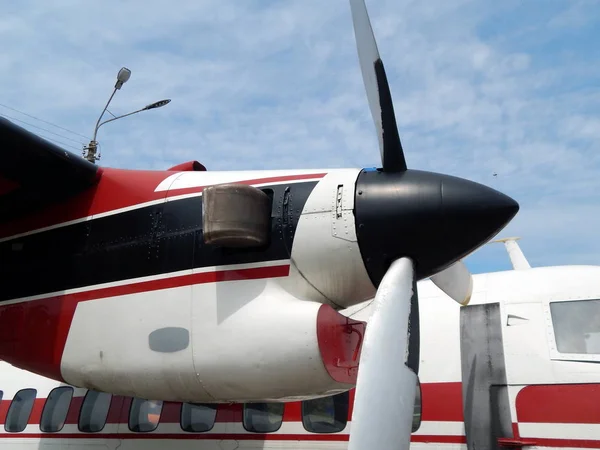 Luchtvaart Motor Propellers Voor Vliegtuig — Stockfoto