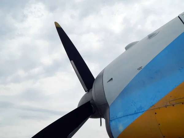 Havacılık Motor Pervaneleri Uçak Için — Stok fotoğraf