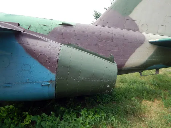 Aviones Civiles Militares Detalle — Foto de Stock