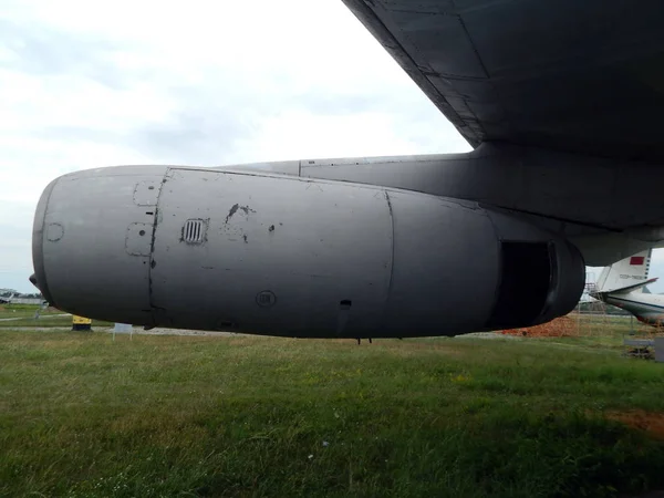 Aeronaves Civis Militares Detalhe — Fotografia de Stock