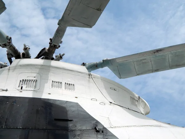 Gli Elicotteri Sono Campo Aviazione Civile Militare — Foto Stock