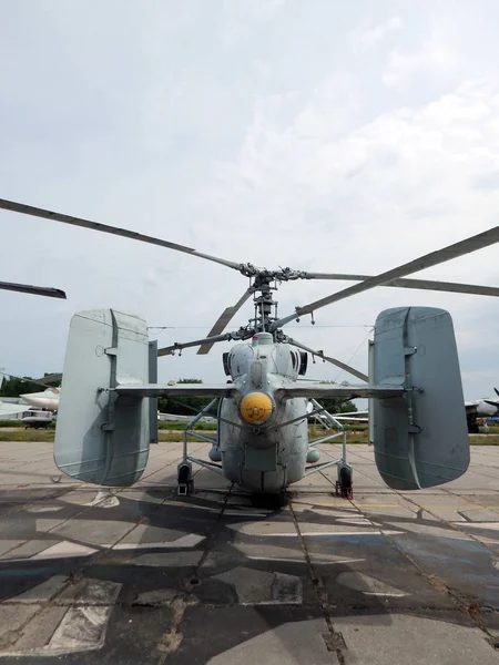 Helikopters Zijn Bij Het Civiele Militaire Vliegveld — Stockfoto