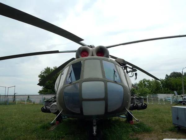 Helicópteros Aeródromo Civil Militar — Fotografia de Stock