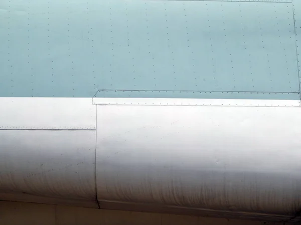 Lotnictwa Tekstury Poszycia Samolotów Śmigłowców Nity — Zdjęcie stockowe