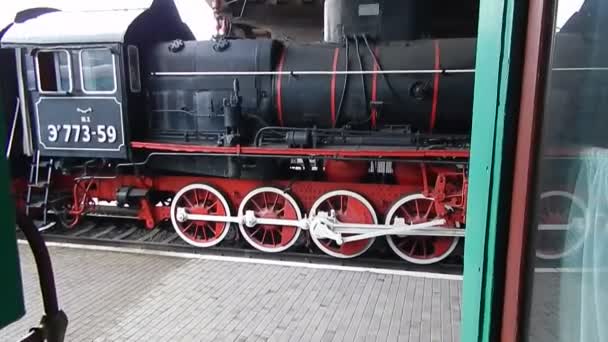 Kiev Ukraine July 2018 Railway Museum — Stock Video