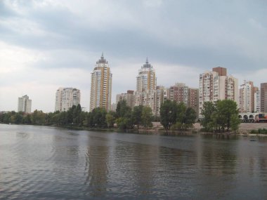 Şehir mimari aydınlatma, binalar, sokaklar