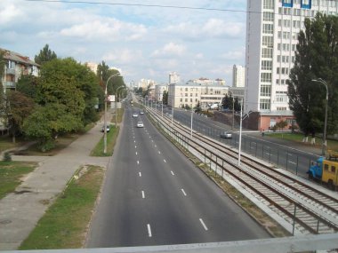 Şehir mimari aydınlatma, binalar, sokaklar