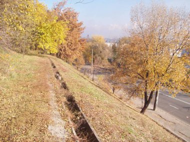 Şehir mimari aydınlatma, binalar, sokaklar