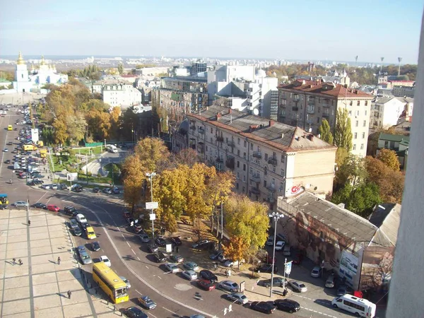 Αρχιτεκτονική Πόλη Φωτισμός Κτίρια Δρόμους — Φωτογραφία Αρχείου