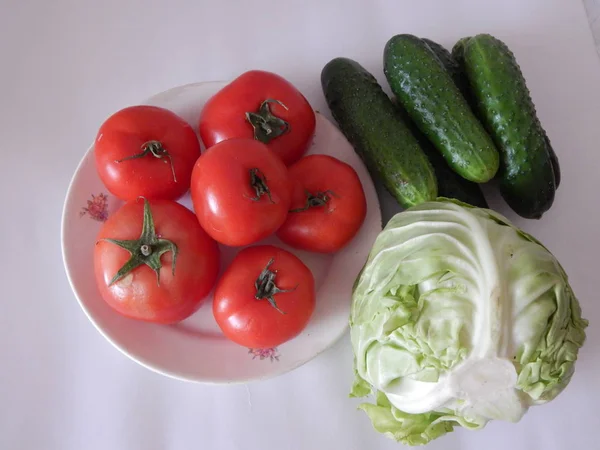 Productos Alimenticios Vegetales Frutas Frescas — Foto de Stock