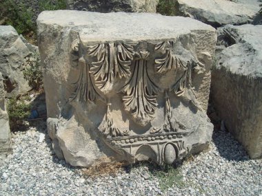 Lycian tomb in the Myra city, Turkish