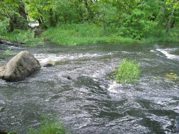 Río Lagos Campo — Foto de Stock