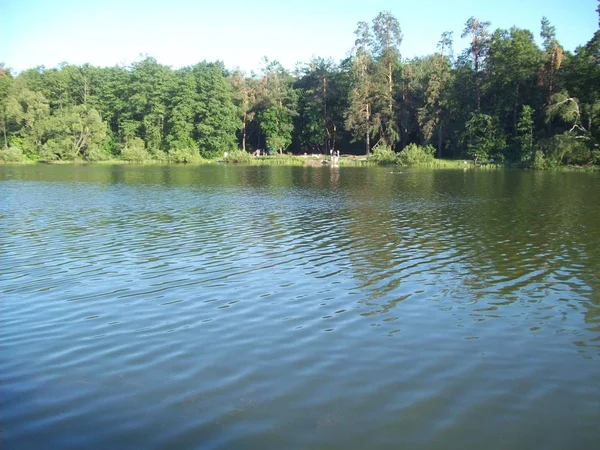 Sungai Dan Danau Pedesaan — Stok Foto