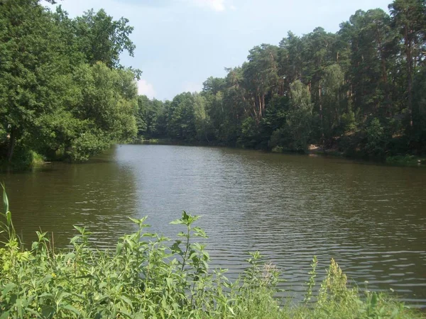 Sungai Dan Danau Pedesaan — Stok Foto