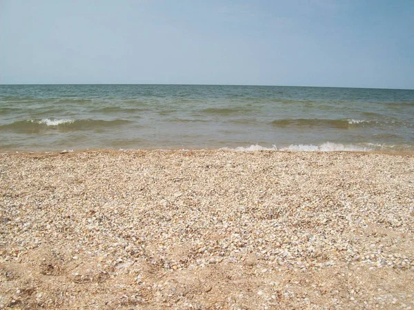 Sea Beach Kerch Peninsula Crimea Azov — Φωτογραφία Αρχείου