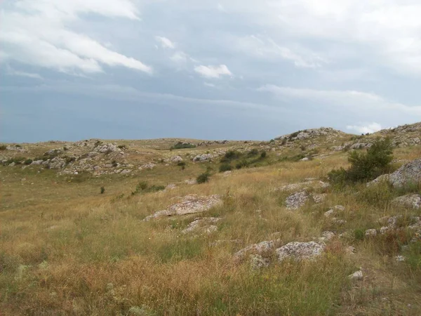 Подорож Криму Море Гірський Ландшафт — стокове фото