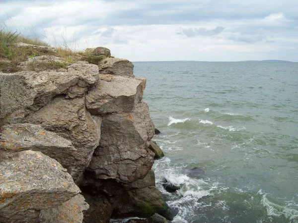 Основні Пляжі Азовському Морі Криму — стокове фото