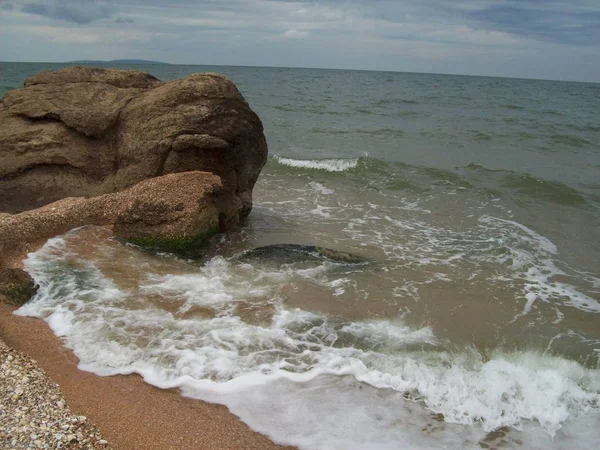 Las Playas Generales Sobre Mar Azov Crimea — Foto de Stock