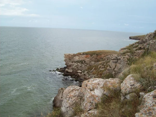 Общие Пляжи Азовского Моря Крыму — стоковое фото