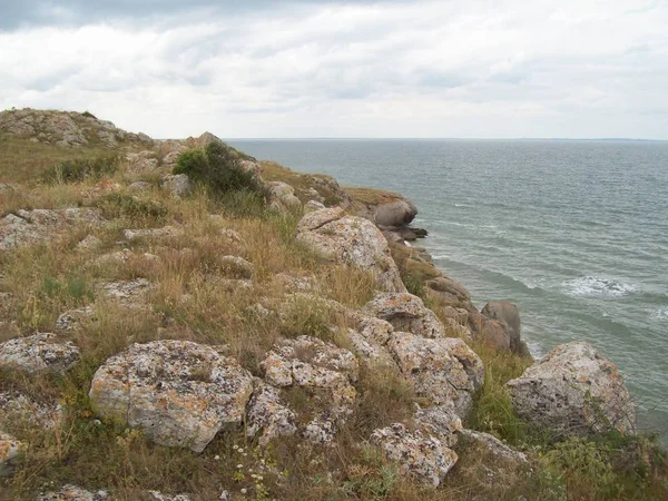 Plages Générales Sur Mer Azov Crimée — Photo